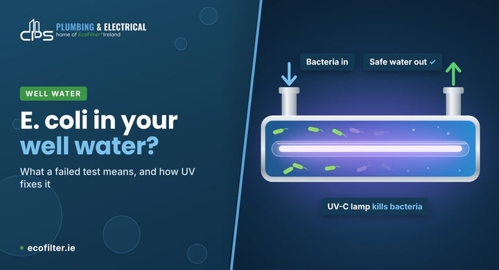 UV water treatment for bacteria and E. coli in Irish well water
