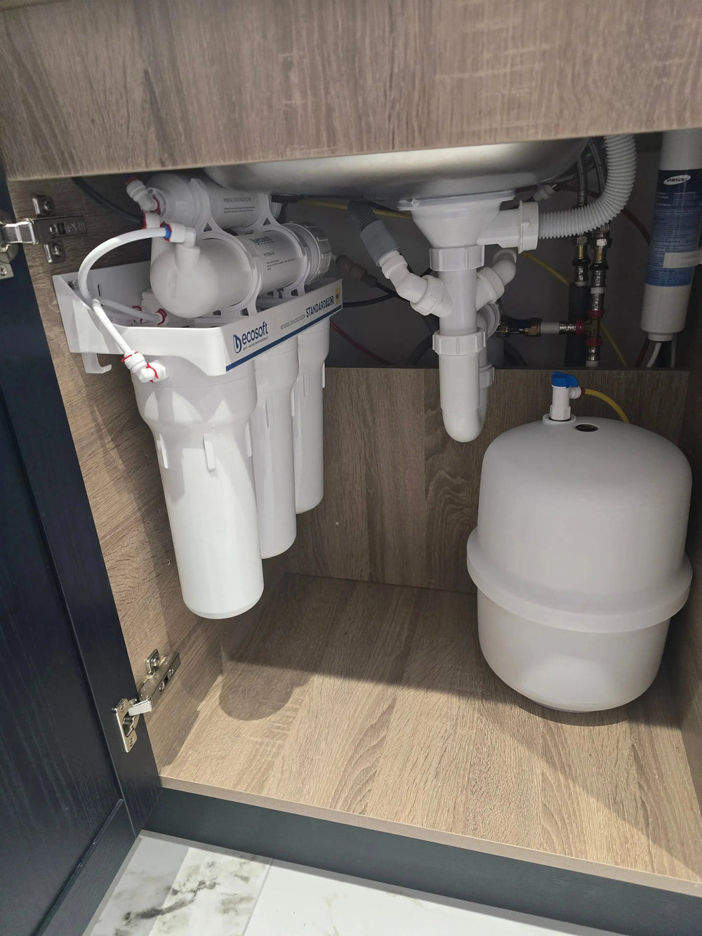 Drinking water system fitted under a kitchen sink by CPS Plumbing & Electrical