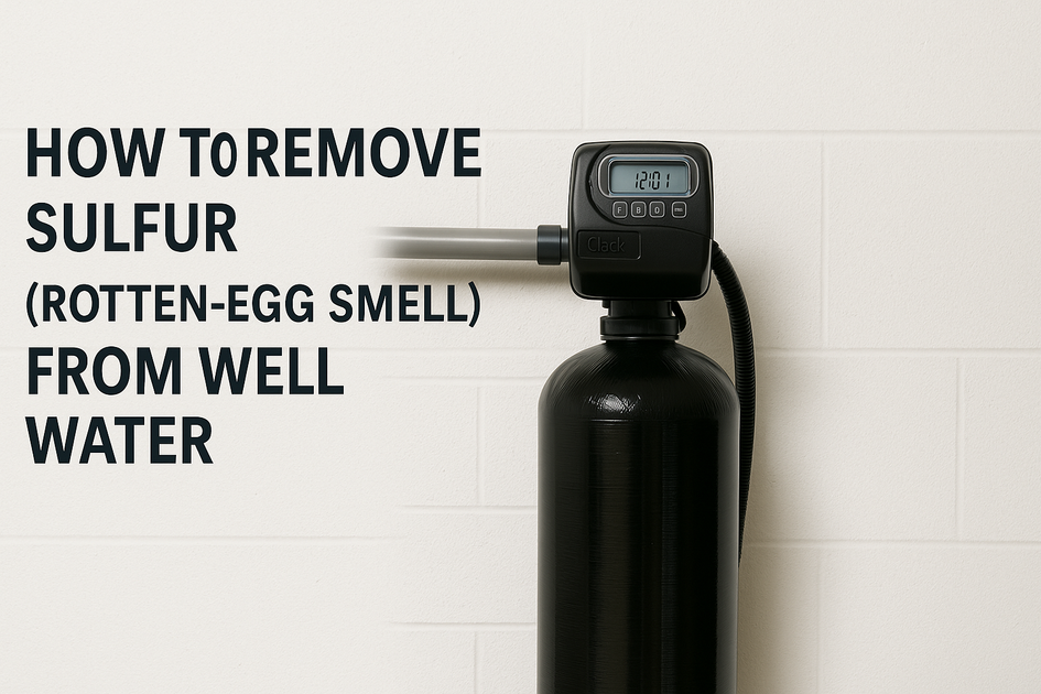 🌊 How to Remove Sulfur (Rotten-Egg Smell) from Well Water | EcoFilter