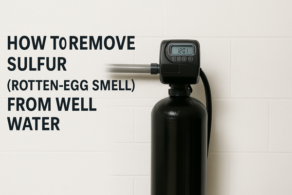 how to remove sulphur from well water