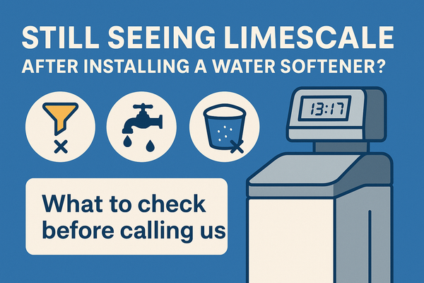 Still Seeing Limescale After Installing a Water Softener?