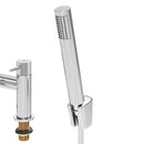 Swirl Melba Chrome 185 mm Deck-Mounted Dual-Control Manual Shower Mixer Tap (271XX)