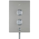 Mira Decor Dual Warm Silver 10.8 kW Manual Electric Shower