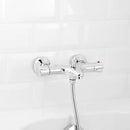 Rize 75 mm Wall Mounted Dual-Control Thermostatic Shower Mixer Tap (324FV)