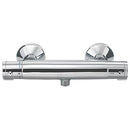 Triton Pirlo Exposed Single-Outlet Thermostatic Chrome Bar Mixer Shower Valve (551GF)