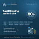Audit drinking water suite, over 80 parameters, analysed by Fitz Scientific