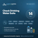 Check Drinking Water Suite test kit, 14 tests, analysed by Fitz Scientific