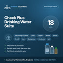 Check Plus drinking water test kit, 18 tests, analysed by Fitz Scientific