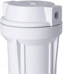 White cylindrical filter with a hexagonal top on a white background