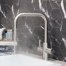 QETTLE Q9402PV Signature Modern 4-in-1 Boiling Water Tap – Square Spout (Stainless Steel)