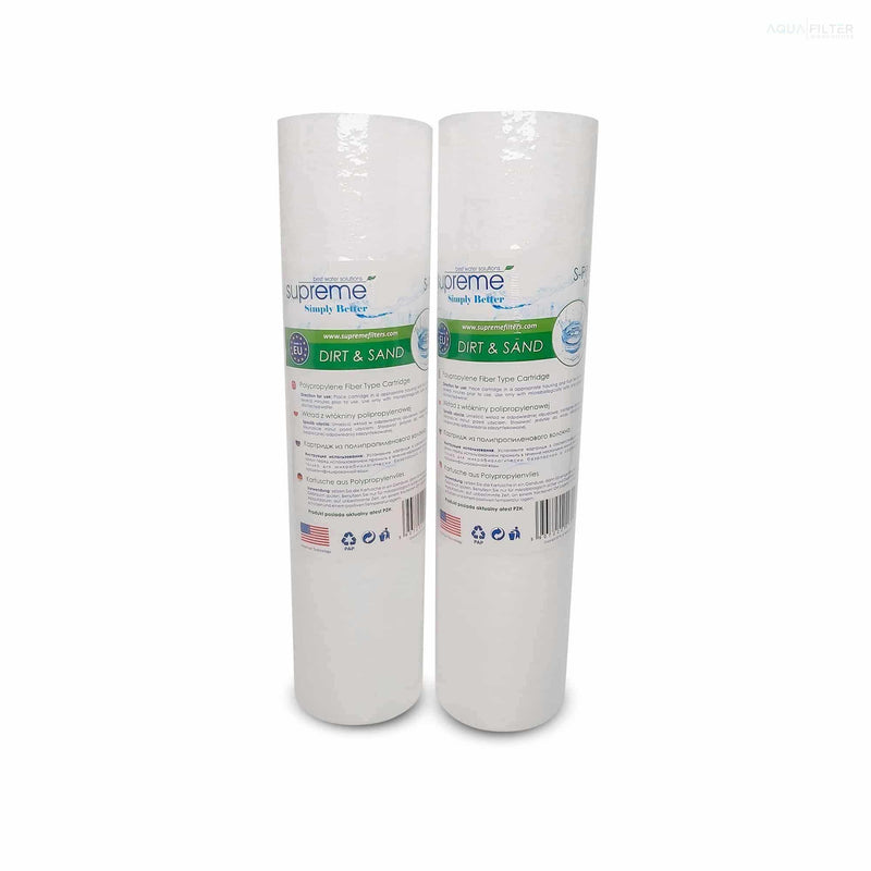 sediment filter cartridges for water filtration systems