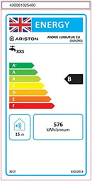 ariston energy rating