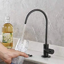black single faucet