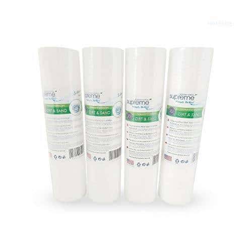 Sediment water filter cartridges 4 pack from Supreme